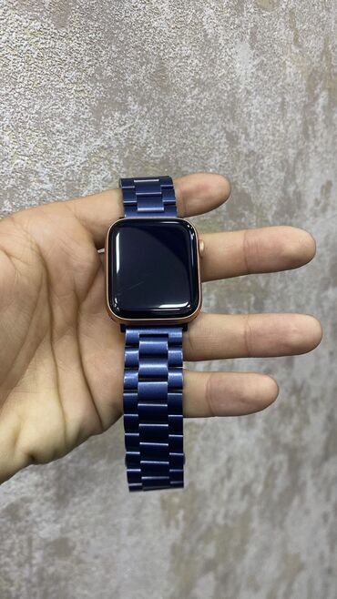 smart saat satilir: İşlənmiş, Smart saat, Apple, Аnti-lost, rəng - Qızılı