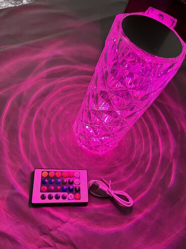 Рабочие настольные лампы: Светильник Светодиодная кристаллическая настольная лампа роза — 9