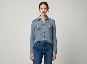 Shirts: Rose, Women`s shirt, size M