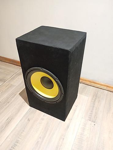 passa cc: Avtomobil üçün passiv subwoofer - Korpus: qara akustik parça ilə — 2