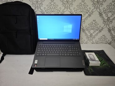 ноутбук для монтажа: Ультрабук, Lenovo, 16 ГБ ОЗУ, AMD Ryzen 7, 15.6 ", Б/у, Для несложных задач, память SSD