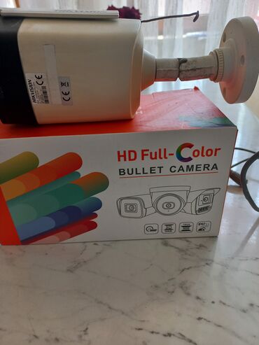 Videomüşahidə: Hikvision HD Full-Color güllə tipli təhlükəsizlik kamerası. Evinizi və