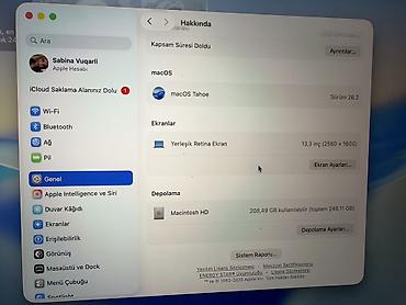 naviqator az: Apple MacBook Air 13" (M1, 2020) – Gümüş rəng Texniki xüsusiyyətlər — 6