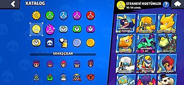 Video oyunlar və konsollar: Brawl Stars hesabı – zəngin kostyum kataloqu ilə Xüsusiyyətlər: - — 3