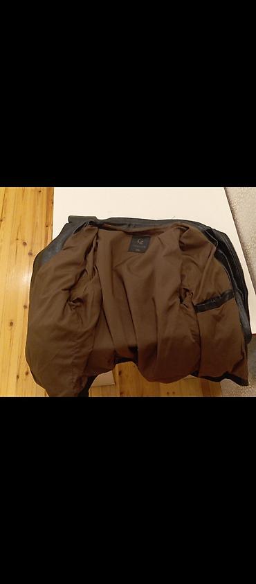 qara pp: Kurtka, Dəri, Payız, 3XL — 2