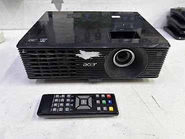 проектор мобильный: Проектор Acer с пультом ДУ - Технология: DLP - Цвет корпуса: черный - — 1