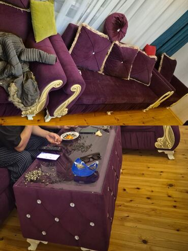 Matraslar: Divan 2 eded kreslobufik satilir 450 azn Hec bir problemi yoxdur