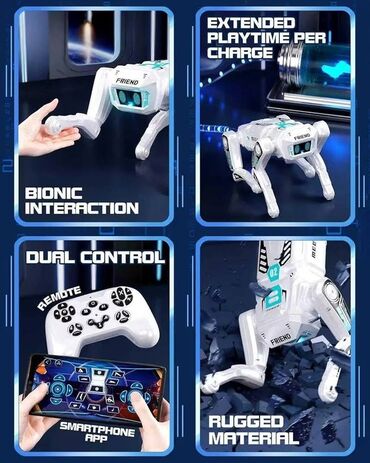 Ostale igračke: Robot pas Мултифункционални електрични RC механички пас, интелигентни — 6