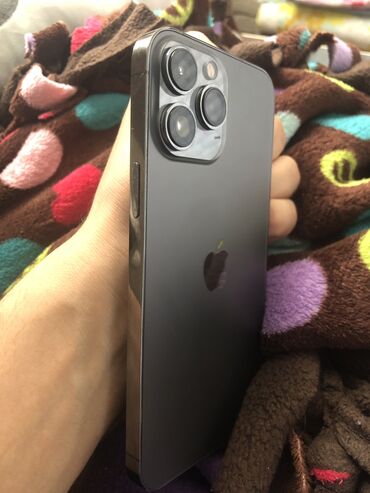 iphone 7 цена бишкек: IPhone 13 Pro Max, Колдонулган, 128 ГБ, Күмүш, Каптама, 93 %