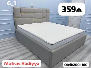 2 mertebe kravat: Yeni, İkinəfərlik çarpayı, Bazalı, Matras ilə, Siyirməsiz — 1