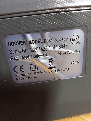Klasični usisivači: Hoover usisivač bez kese – model RC81 RC25011, 800 W - Ciklonska — 3