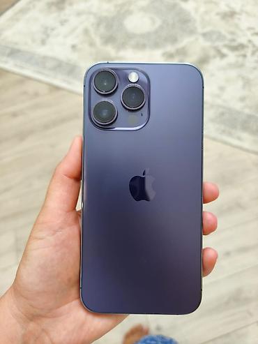 iphone 14 sadə: IPhone 14 Pro, Deep Purple, Face ID — 1
