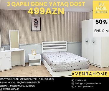 genc odası mebelleri: Təknəfərlik çarpayı, Rusiya, Yeni — 2