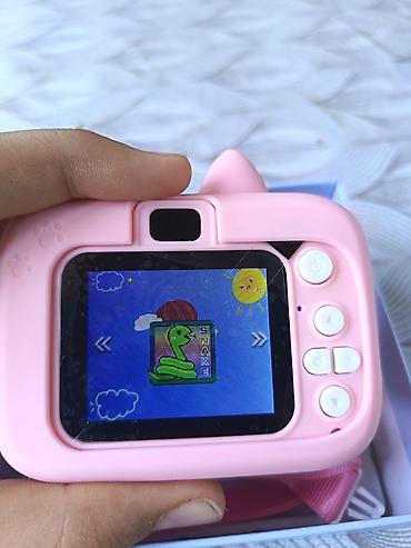 oyuncaq qutusu: Uşaq fotoaparatı – pişik dizaynlı qutusu var, tam işləkdir uşaqlar — 5