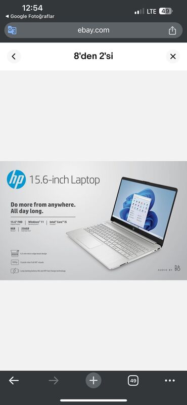 notbuk işlənmiş: İşlənmiş HP Pavilion, 15.6 ", Intel Core i5, 128 GB, Pulsuz çatdırılma