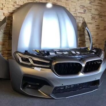 Бамперы: Передний Бампер BMW 2019 г., Б/у, цвет - Белый, Оригинал