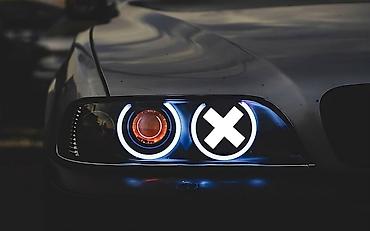 Другой тюнинг: Декоративные вставки для ксеноновых фар BMW E39 Кастомный дизайн — 2