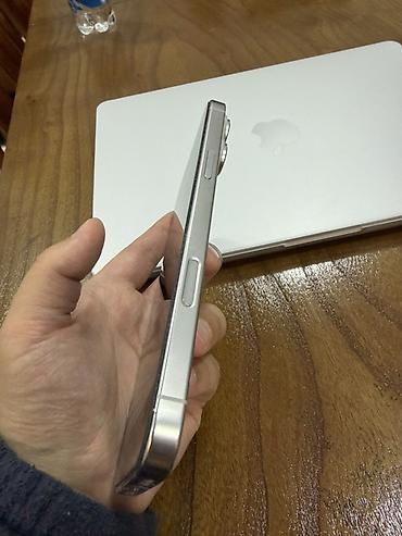 б у котлы: IPhone 16 Pro Max, Б/у, 256 ГБ, White Titanium, Защитное стекло, Чехол, 92 % — 2