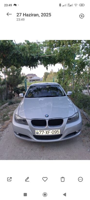 3 kameralı videoregistrator: BMW 3 series: 2 l | 2010 il Sedan