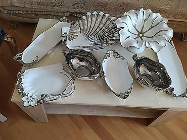 Nahar dəstləri və servizlər: Nahar dəsti, rəng - Ağ, Farfor — 3