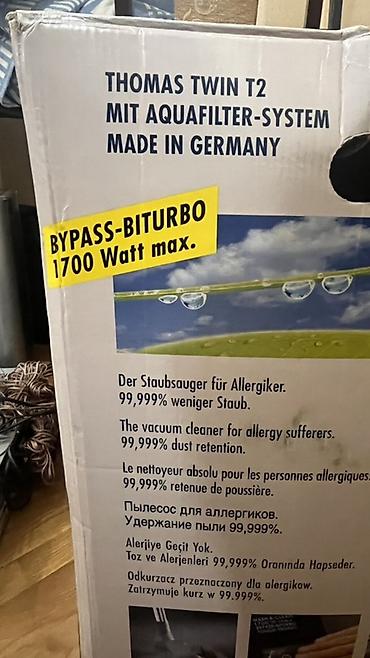 thomas: Thomas Twin T2 tozsoran – Aquafilterş-System, Made in Germany - — 2