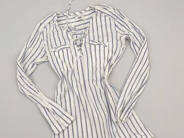 eleganckie białe bluzki z żabotem: Blouse, S (EU 36), condition - Good
