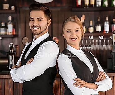 Ofisiant axtarılır İmperia bilyard cluba maaş günlükdür 30azn iş saat