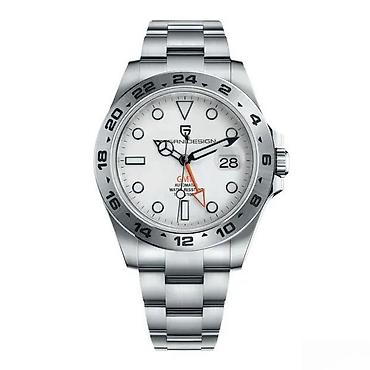 Ručni satovi: PAGANI DESIGN PD-1762 GMT -40mm -Bela- Rolex Explorer II Hom — 15
