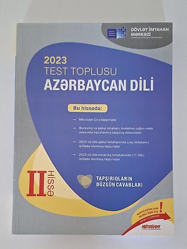 Другое: Test toplusu 2023 2ci hissə Azərbaycan dili — 1
