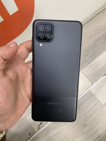 samsung e2550: Samsung Galaxy A12, 64 GB, rəng - Qara, Barmaq izi