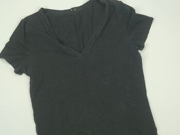 czarne bluzki z koronką: T-shirt, S (EU 36), condition - Good