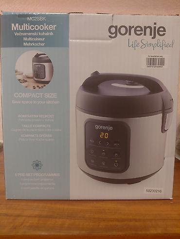 reqemsal: Gorenje MC2SBK Multicooker – “Life Simplified” - Kompakt ölçü — 1