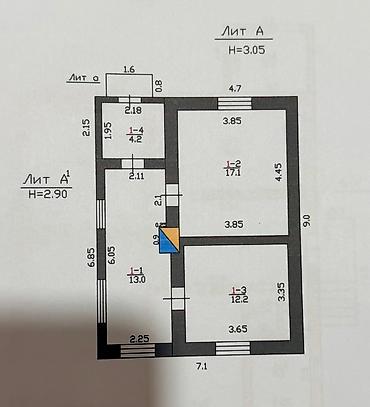 Продажа коттеджей и домов: 🏡 Продаётся кирпичный одноэтажный дом 100м2 с возможностью — 6