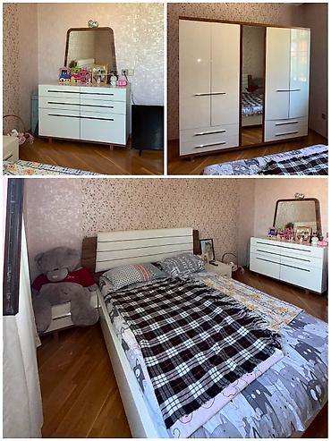 ev mebel: 🩸MAYA 4087🩸 Yataq dəsti cəmi 1 ildi alınıb. Matras var, Bazası — 1