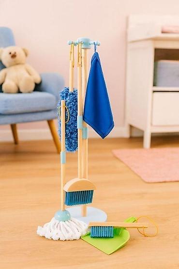 svecene haljine: Drveni set za čišćenje za decu – 7 delova – ECOTOYS Šifra proizvoda — 2