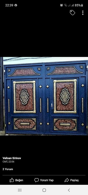 demirci malyar: Rengsaz demir qapilarin renglenmesi ve temiri — 6