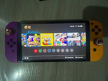 Nintendo Switch: Продается Nintendo switch Oled. В комплекте 4 игры: Mario party / — 2