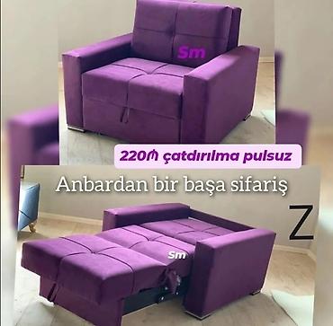 açılıb bağlanan çarpayılar: Yeni, Kreslo-kravat, Parça, Kredit yoxdur, Pulsuz çatdırılma — 1