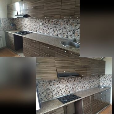 глянцевая мебель: *MƏTBƏX MEBELİ: 350 azn Satılır* Ölçü: 3.10 Üzərində verilir: Moyka