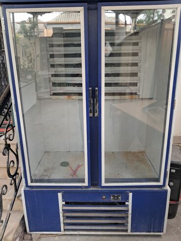 el blenderi qiymeti: İşlənmiş 2 qapılı Soyuducu Satılır, rəng - Göy, Dispenserli