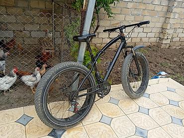 velsiped: Fat bike tipli dağ velosipedi - Rəng: qara, möhkəm polad/alüminium — 5