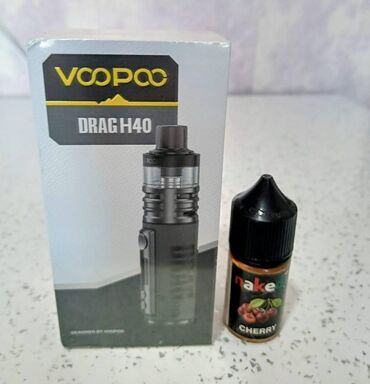 Qəlyan, vayp və aksesuarları: Təzə Voopoo 👉 Bağli Salafan Qutuda +30ml.yağ hədiyyə 👉 Drag H40