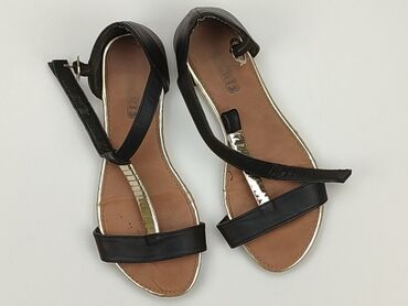 szorty damskie guess: Sandals for women, 37, condition - Good