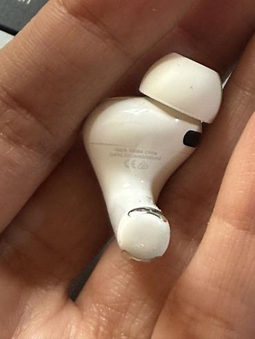 pro 4: Airpods pro 3 Sol tərəf qulaqdaxili simsiz qulaqcıq (silikon uçlu), ağ — 3