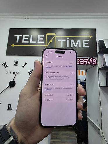 6s iphone: IPhone 15, 256 GB, Black Titanium, Zəmanət, Simsiz şarj, Face ID — 3