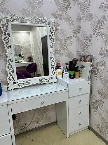 notebook masası: Salon mebelləri hamsı birlikdə satilir 4 güzgü şkafı cox az işlənib — 5