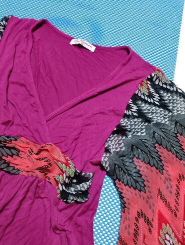 Košulje: Zara, L (EU 40), Svila, Cvetni, bоја - Šareno — 7