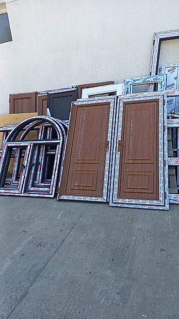 plastic qapi: Yeni Plastik qapı 80x200 sm Zamok və çərçivə ilə, Zəmanətli, Pulsuz quraşdırma, Rayonlara çatdırılma, Pulsuz çatdırılma — 2