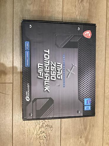 материнская плата: 🔹 MSI MAG Z690 Tomahawk WiFi DDR4 – 400 AZN Yeni vəziyyətdədir — 4