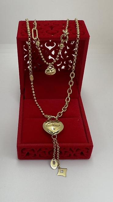 Наборы украшений: Набор украшений, Проба 585, Новый, Цвет металла: Желтый, Парный набор — 2